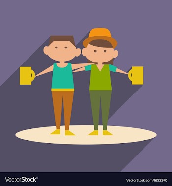 Flat with shadow icon and mobile application vector image