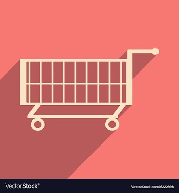 Flat with shadow icon and mobile application vector image