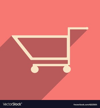 Flat with shadow icon and mobile application vector image