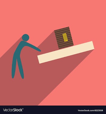 Flat with shadow icon and mobile application vector image