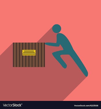 Flat with shadow icon and mobile application vector image