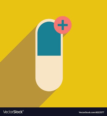 Flat with shadow icon and mobile application vector image