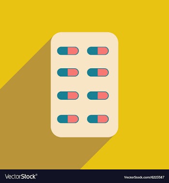 Flat with shadow icon and mobile application vector image
