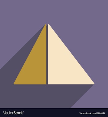 Flat with shadow icon and mobile application vector image