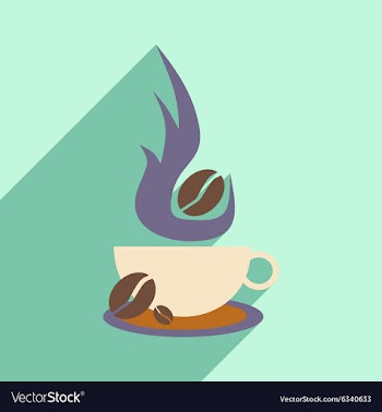 Flat with shadow icon and mobile application vector image