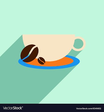Flat with shadow icon and mobile application vector image