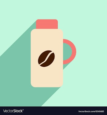 Flat with shadow icon and mobile application vector image