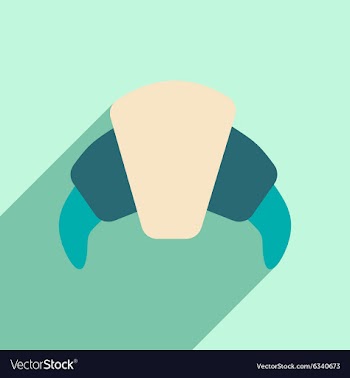 Flat with shadow icon and mobile application vector image