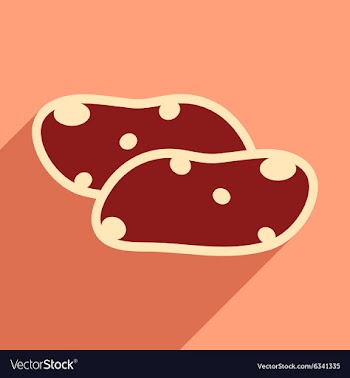 Flat with shadow icon and mobile application vector image