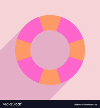 Flat with shadow icon and mobile application vector image