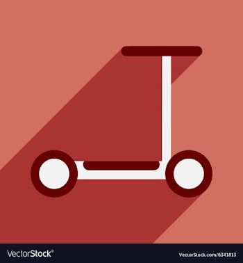 Flat with shadow icon and mobile application vector image