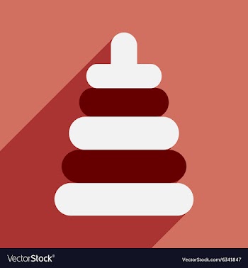 Flat with shadow icon and mobile application vector image