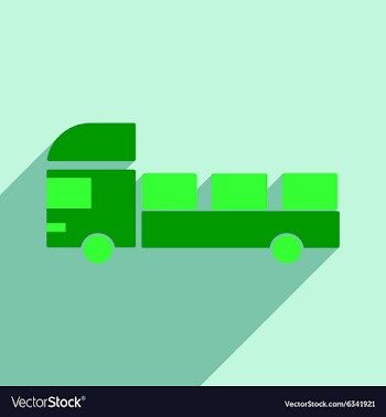 Flat with shadow icon and mobile application vector image