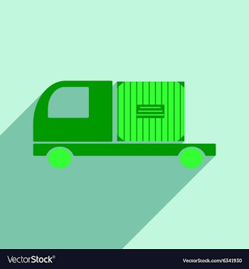 Flat with shadow icon and mobile application vector image