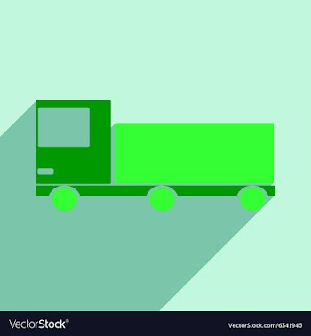 Flat with shadow icon and mobile application vector image