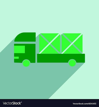 Flat with shadow icon and mobile application vector image