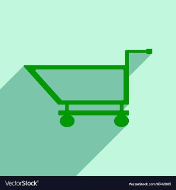 Flat with shadow icon and mobile application vector image