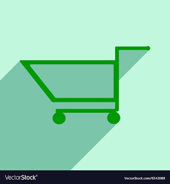 Flat with shadow icon and mobile application vector image