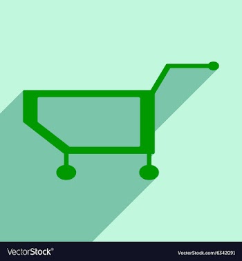 Flat with shadow icon and mobile application vector image