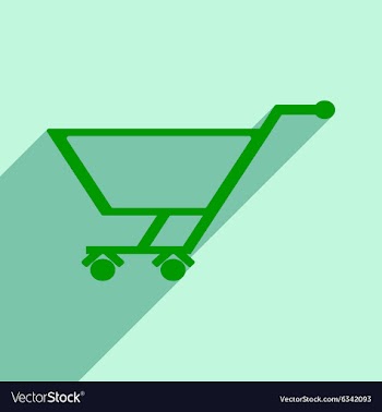 Flat with shadow icon and mobile application vector image