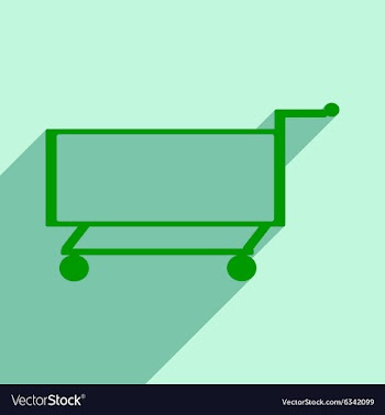 Flat with shadow icon and mobile application vector image