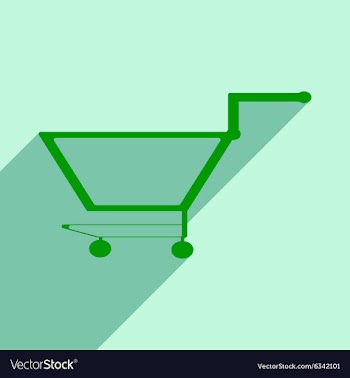 Flat with shadow icon and mobile application vector image