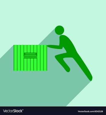 Flat with shadow icon and mobile application vector image
