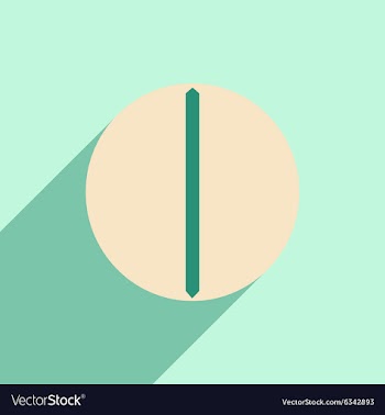 Flat with shadow icon and mobile application vector image