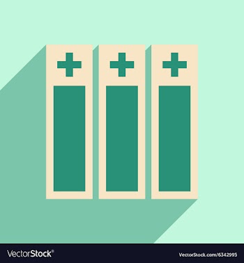 Flat with shadow icon and mobile application vector image