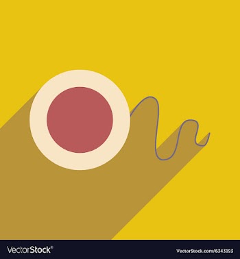 Flat with shadow icon and mobile application vector image