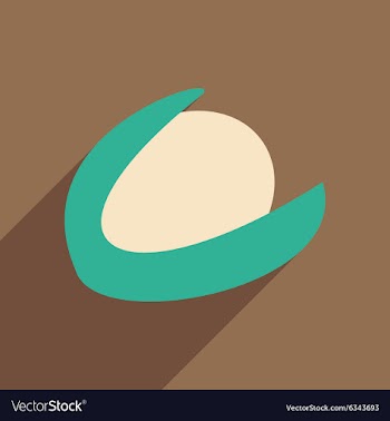 Flat with shadow icon and mobile application vector image