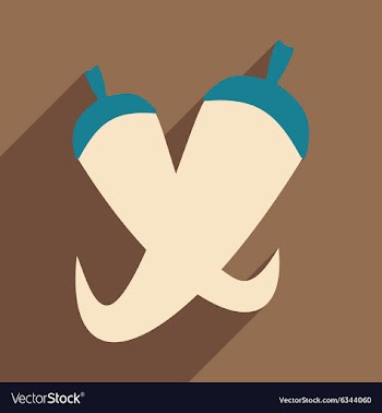 Flat with shadow icon and mobile application vector image