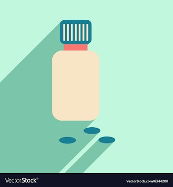 Flat with shadow icon and mobile application vector image