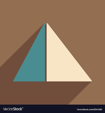 Flat with shadow icon and mobile application vector image