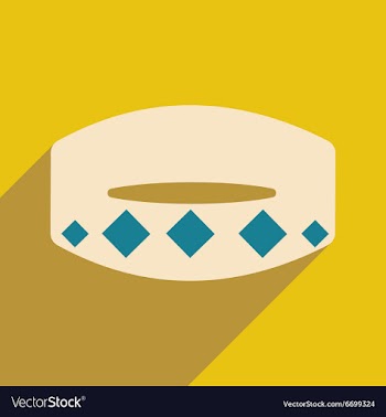 Flat with shadow icon and mobile application vector image