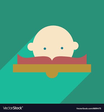 Flat with shadow icon and mobile application vector image