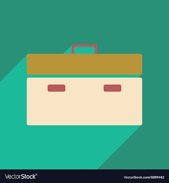 Flat with shadow icon and mobile application vector image