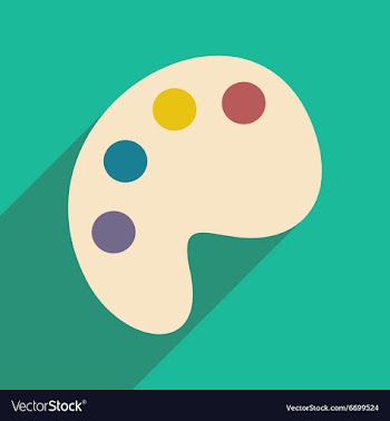 Flat with shadow icon and mobile application vector image