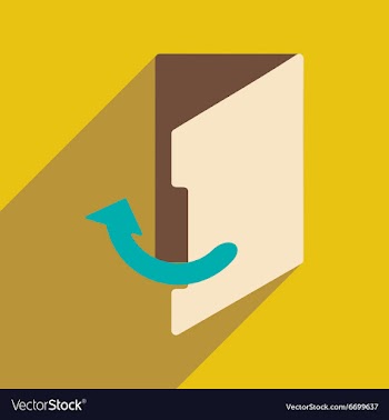 Flat with shadow icon and mobile application vector image