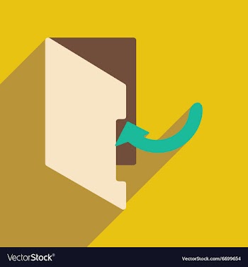 Flat with shadow icon and mobile application vector image