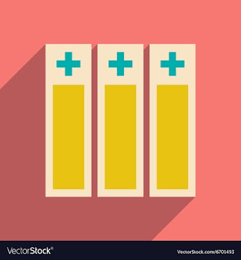 Flat with shadow icon and mobile application vector image