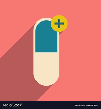Flat with shadow icon and mobile application vector image