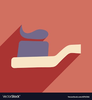 Flat with shadow icon and mobile application vector image