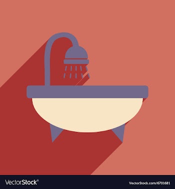 Flat with shadow icon and mobile application vector image