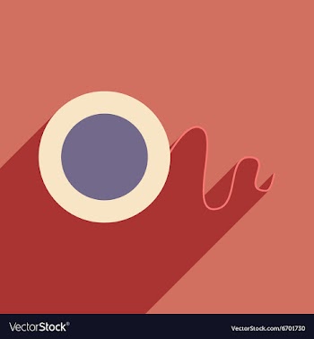 Flat with shadow icon and mobile application vector image