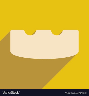 Flat with shadow icon and mobile application vector image