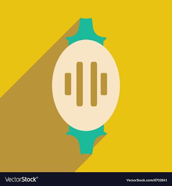 Flat with shadow icon and mobile application vector image