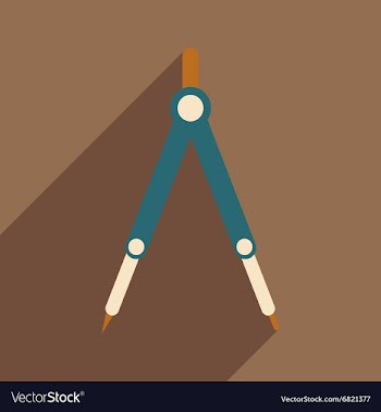 Flat with shadow icon and mobile application vector image