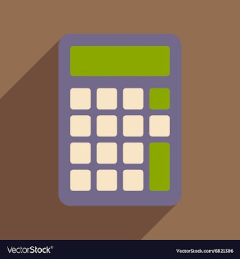 Flat with shadow icon and mobile application vector image