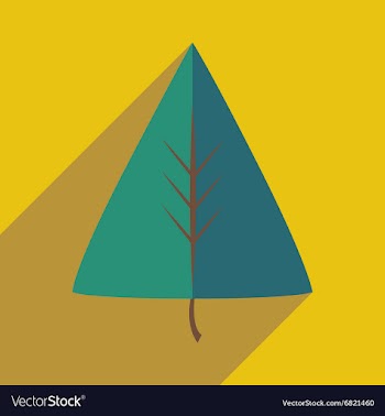 Flat with shadow icon and mobile application vector image
